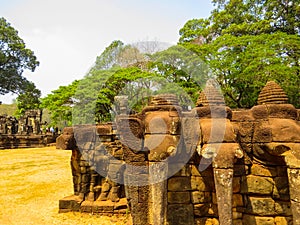 Elephant Terrace, Angkor Wat, Cambodia