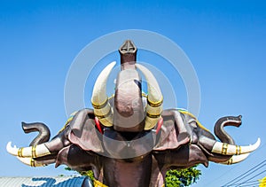 Elephant three headed