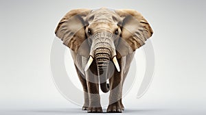 elephant on white background