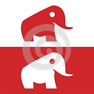 elephant wild animal icon vector,illustration, editable stroke, flat design style isolated on white linear,standing elephant logo