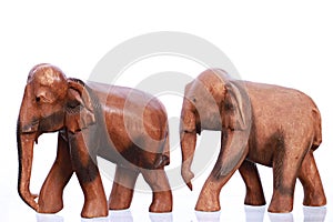 Elephant Wood Carving