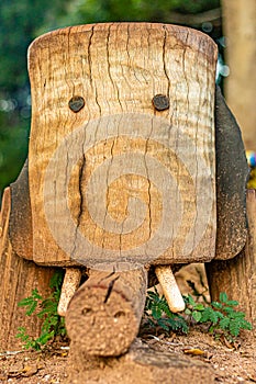 Elephant  of wood elefante de madeitoy  playroom child, playground, park, childhood  elephant photo