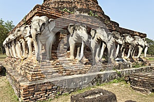 Elephants of Ancient Siam Temple