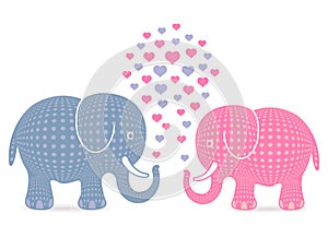 Elephants in love