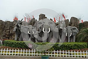 Elephents sculpture