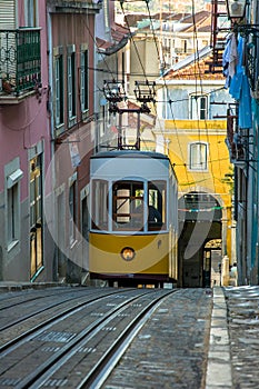 Elevador da Bica, Lisbon, Portugal photo