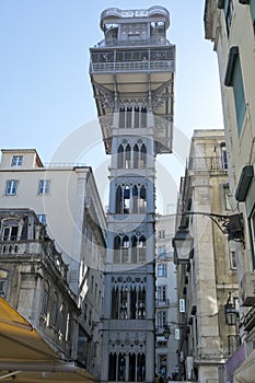 Elevador de Santa Justa - Baixa Chiado, Lisbon Portugal photo