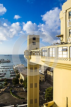 Elevador Lacerda elevator is one of the most famous landmarks in