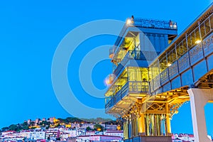 Elevador Santa Justa in Lisbon, Portugal