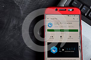 Elevate - Brain Training Games dev app on Smartphone screen.