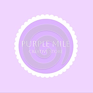 Elevate your brand with purple elegance