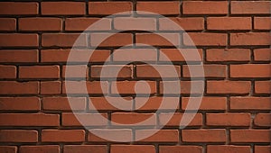 Seamless Red Brick Wall Texture. AI Generation