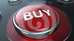 Elevated E-Commerce: 3D 'BUY' Button