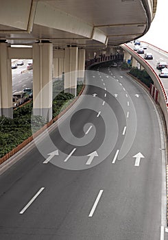 Elevated highway photo