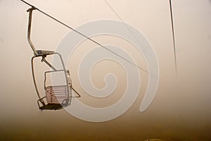 An elevated passenger ropeway
