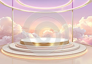 Heavenly Podium Display