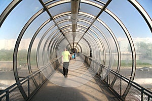 Elevated street transition photo