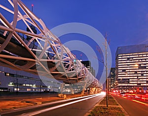 Elevated tram structure photo