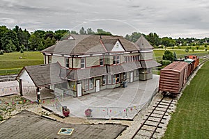 Elevated View Of Palmerston Train Station