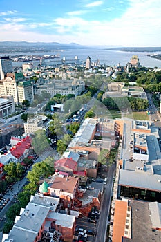 Elevated View of Quebec City, Canada