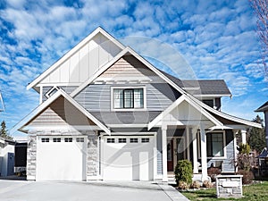 Elevation Exterior Large Home Real Estate Housing House Dwelling Construction Canada Chilliwack British Columbia