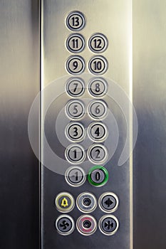 Elevator buttons