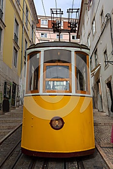 Elevator da Bica in Lisbon Portugal photo