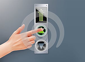 Elevator Dashboard Illustration