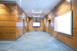 Elevator hall in business center