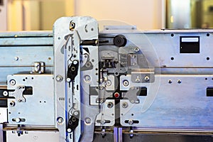 Elevator Installation, Lift Technician Installing a Modern Elevator