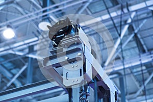 Elevator Installation, Lift Technician Installing a Modern Elevator