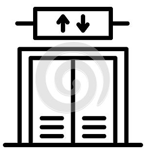 Elevator Isolated Vector Icon which can easily modify or edit Elevator Isolated Vector Icon which can easily modify or edit