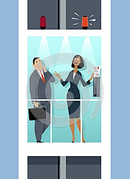 Elevator pitch illustration