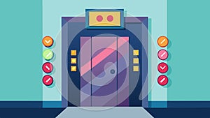 The elevator seemed to have no limit with buttons for levels of exaggeration that most people never even thought photo