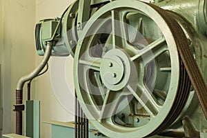 Elevator shaft maintenance cable control