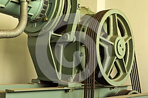 Elevator shaft maintenance cable control