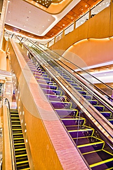 Elevator in the shopping mall