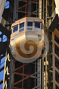 Elevator at Space Needle in Seattle, Washington