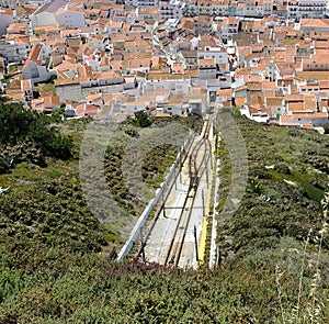 Nazare - Elevator to Sitio, centro - Portugal photo