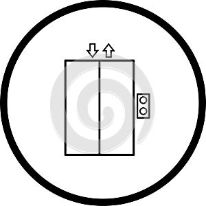 elevator vector symbol