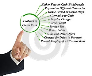 Features of Credit Card