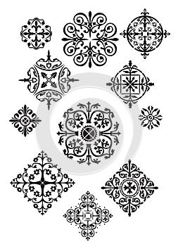 Eleven Ornate Designs