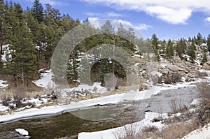 Elevenmile Canyon Recreation Area in Early Spring