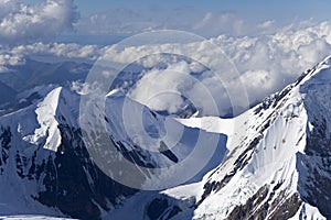 Elevens peak and pass, Tien Shan mountains