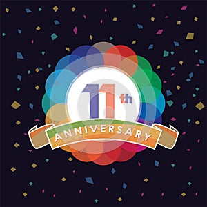 The Eleventh Anniversary logo celebrations