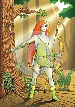 Elf female archer