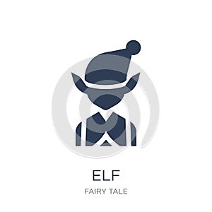 Elf icon. Trendy flat vector Elf icon on white background from F