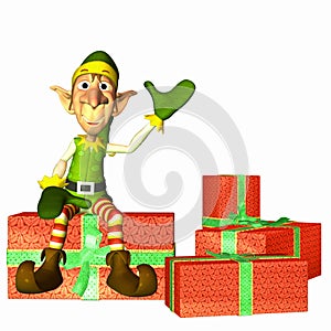 Elf with Presents