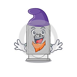 Elf rom drive mascot isolated with cartoon