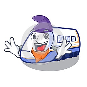 Elf shinkansen train in the shape mascot